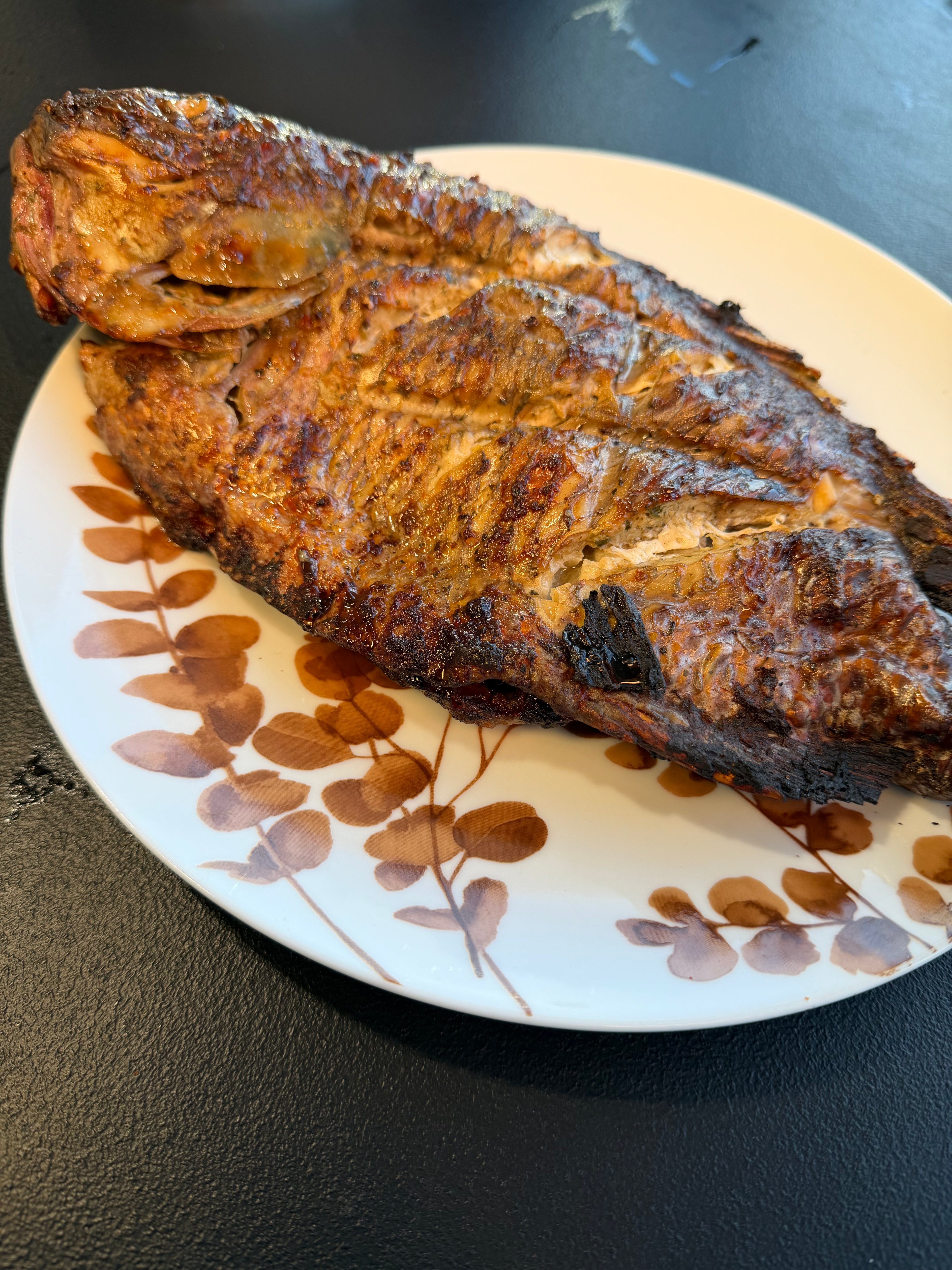 Poisson braisé