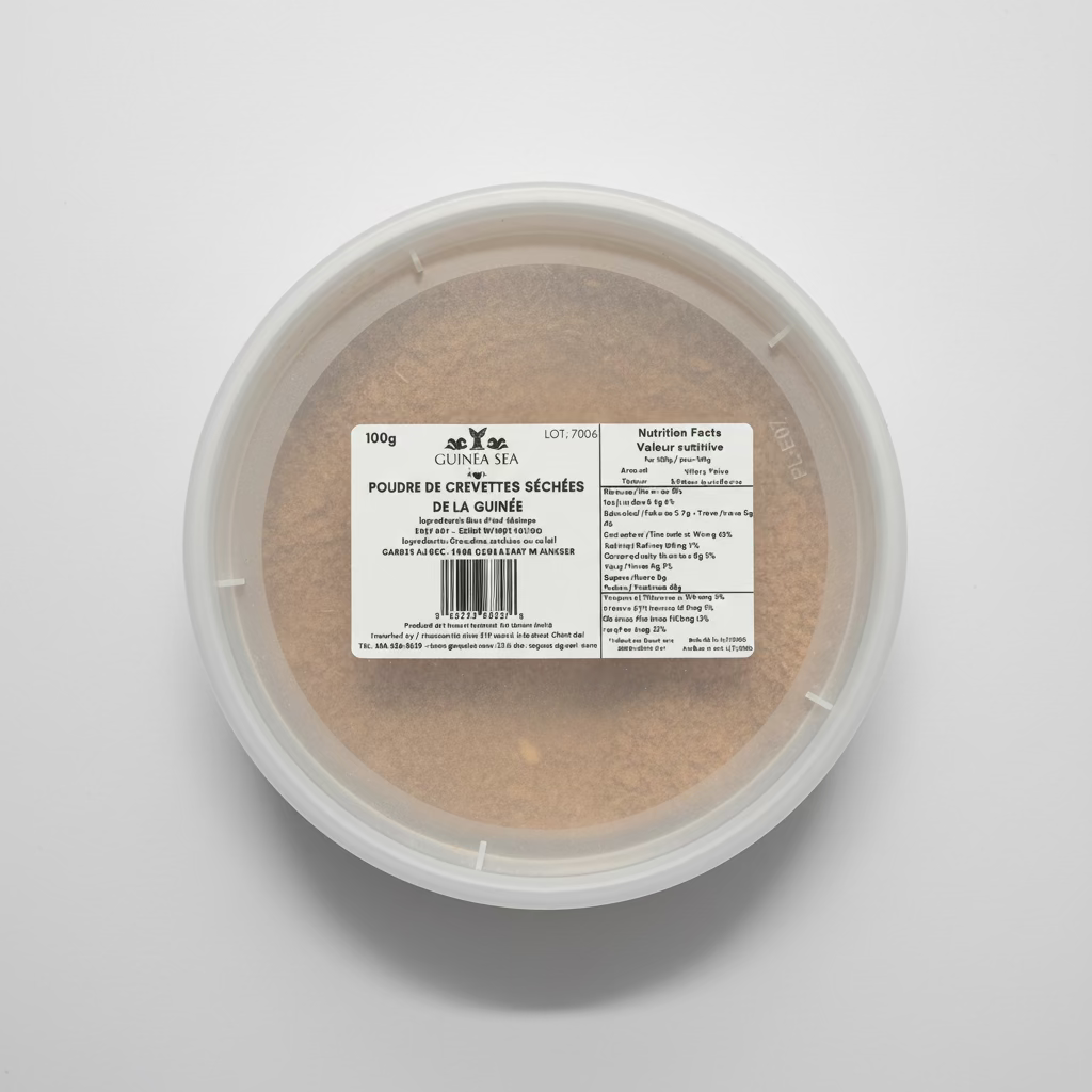 Poudre de crevettes de la guinée 100g