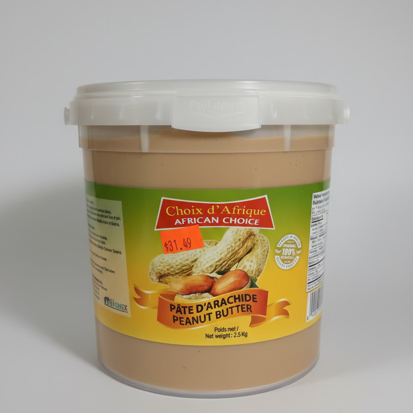 Pate d'arachide Choix d'afrique 2,5kg
