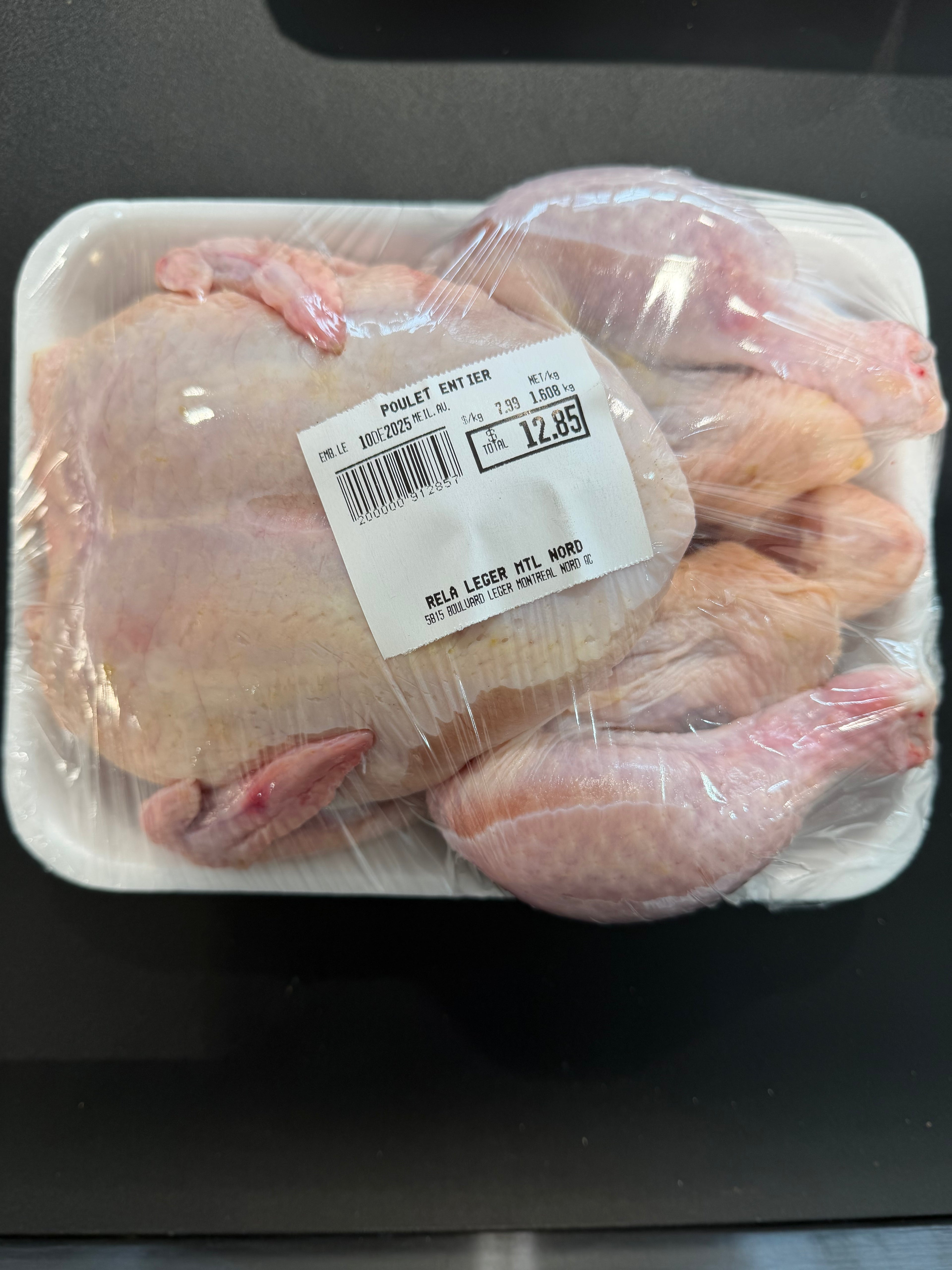 Poulet entier