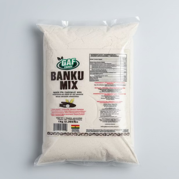 Farine de mais et Manioc Banku mix 1kg