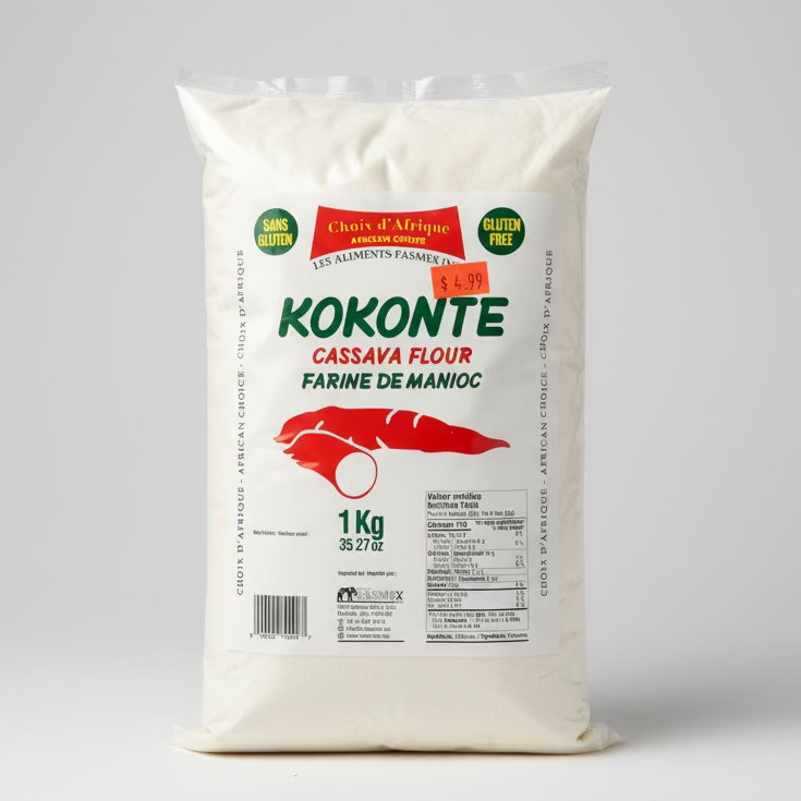 farine de manioc Kokonte Choix d'Afrique1kg