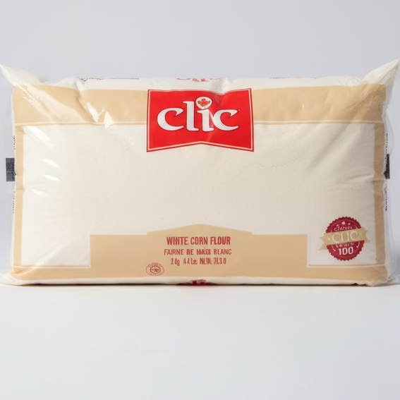 Farine de mais jaune Clic 907g