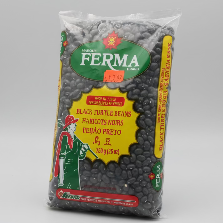 Haricots noirs Ferma 750g