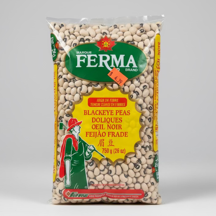Haricots oeil noir Ferma 750g