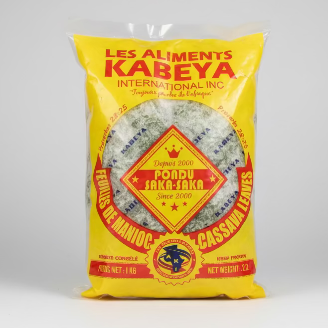 Pondu/Feuilles de manioc Kabeya 1kg
