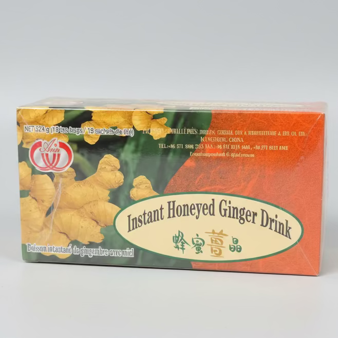 Tisane miel & gingembre Instant honeyed ginger drink 18 sachets
